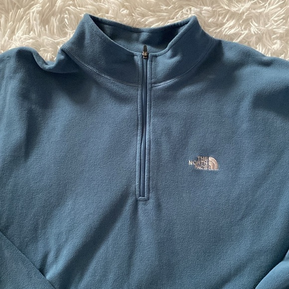 The North Face micro fleece blue pullover - Picture 4 of 6